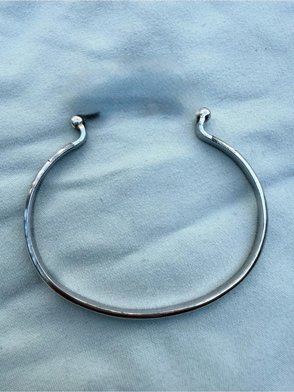 Kovel Sterling Cuff Bracelet for Interchangeable Toppers- Cuff Only